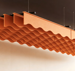 Wavy Ceiling Baffle System