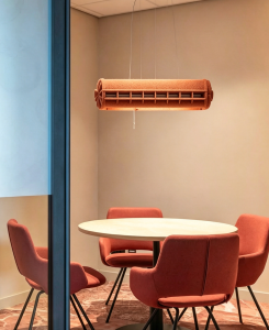 Mesh-shaped acoustic Lamp
